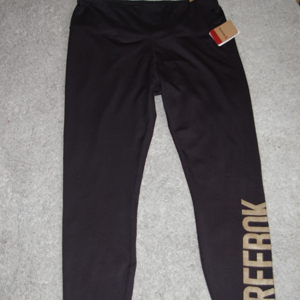 REEBOK skinny high rise Workout Leggins Exercise1X